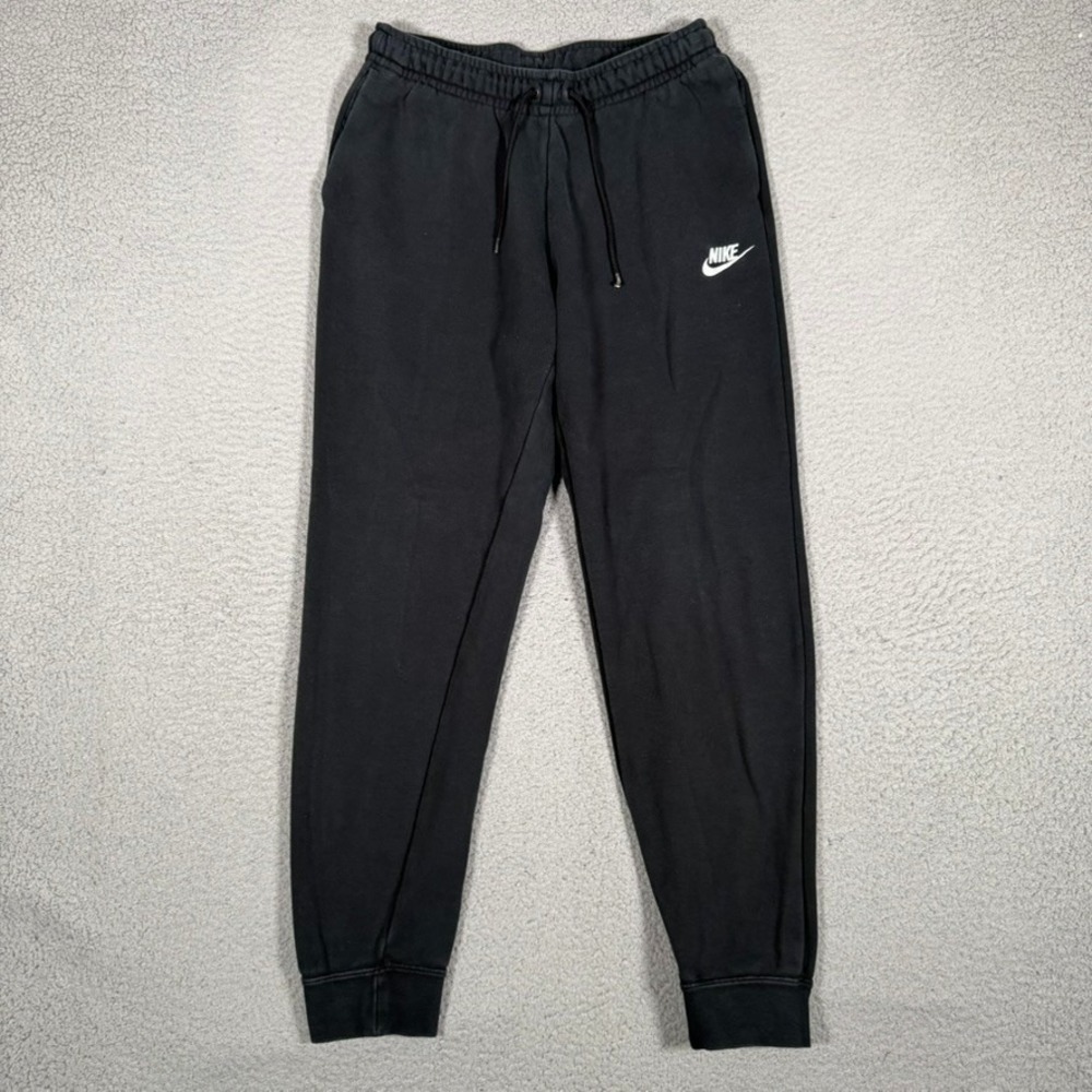 Nike Pants Womens Small Black Sportswear Essentials Collection Fleece Jogger
